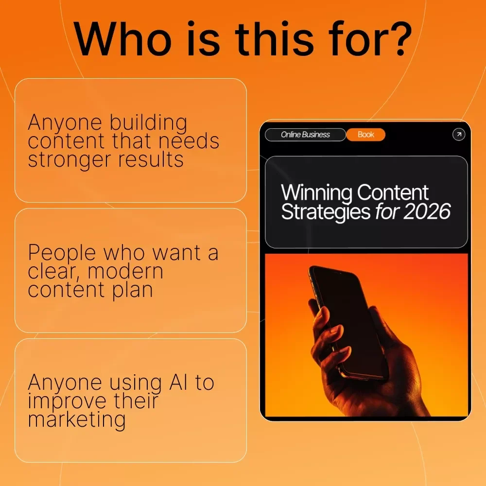 Winning Content Strategies for 2026 – Digital Marketing Guide, AI-Powered Content Strategy eBook, Content Planning Checklist & 2026 Trends Playbook