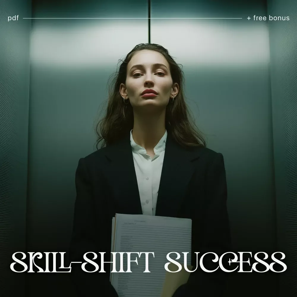 Skill-Shift Success Checklist | Career Change Digital Guide for How to Use Your Skills in a New Career | Printable Transferable Skills Planner