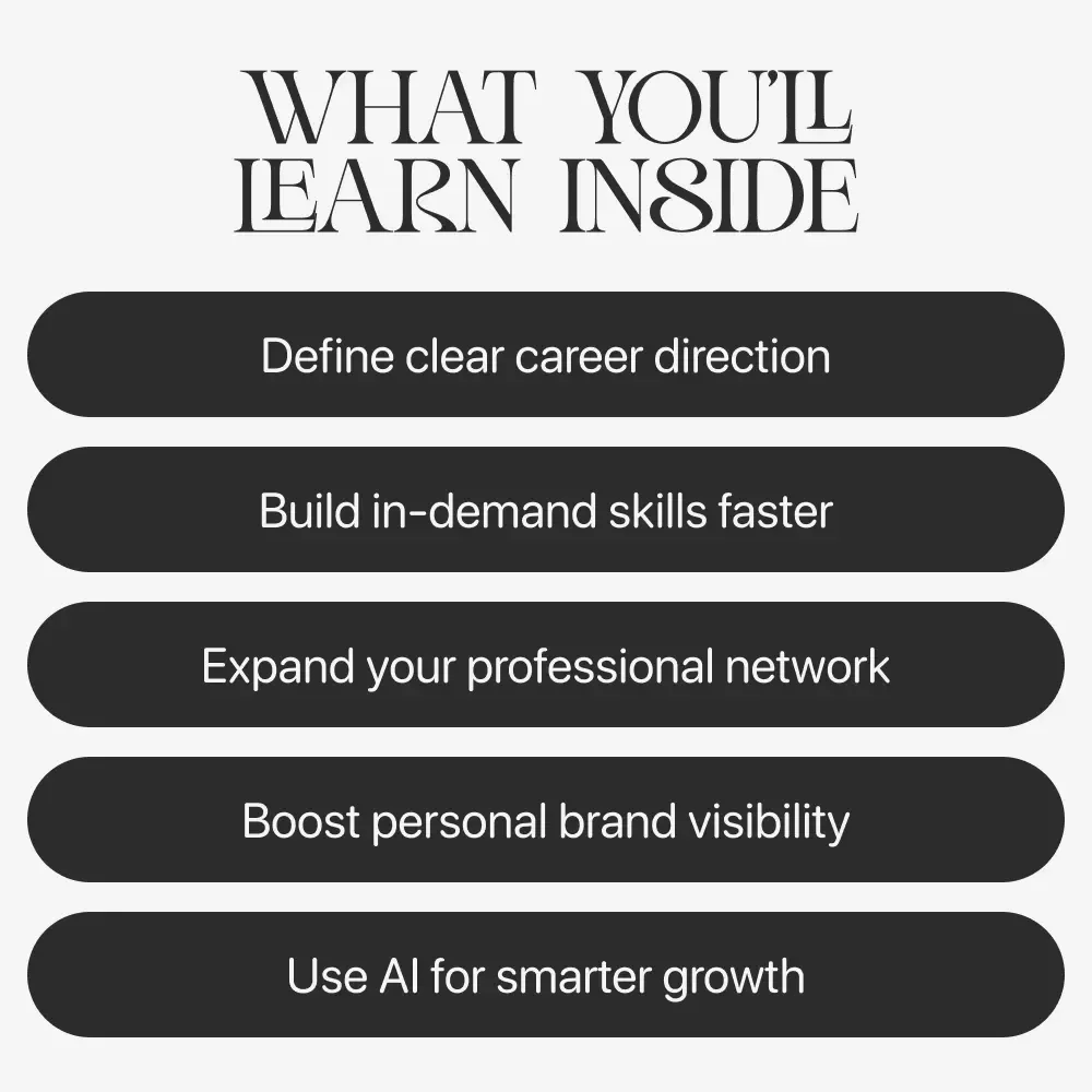 Smart Strategies to Accelerate Your Growth | Career Growth Strategy for Professionals | AI-Powered Career Guide & Skill Building eBook | Digital Download
