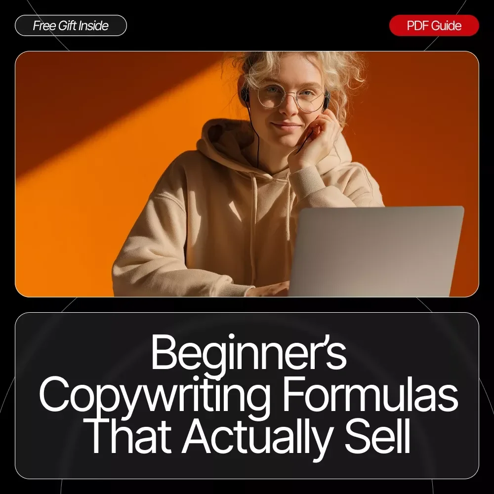 Beginner’s Copywriting Formulas That Actually Sell – Digital Download Guide for AIDA, FAB, 4U Formula, Before–After–Bridge, PASTOR, G.R.A.B., and More | Copywriting Checklist & eBook for Beginners