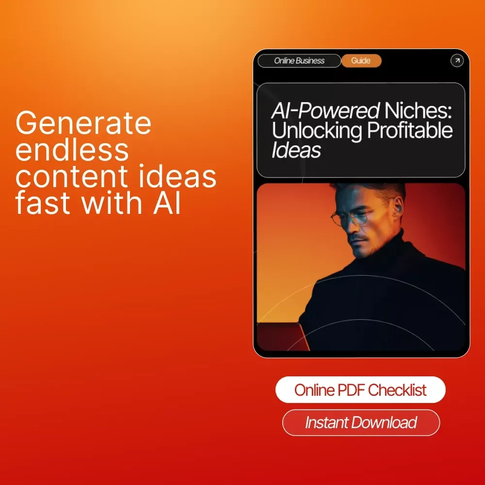 The AI-Powered Content Idea Generator Checklist | Digital Download for Creators & Entrepreneurs | Endless Content Ideas Using AI for 2026 and Beyond
