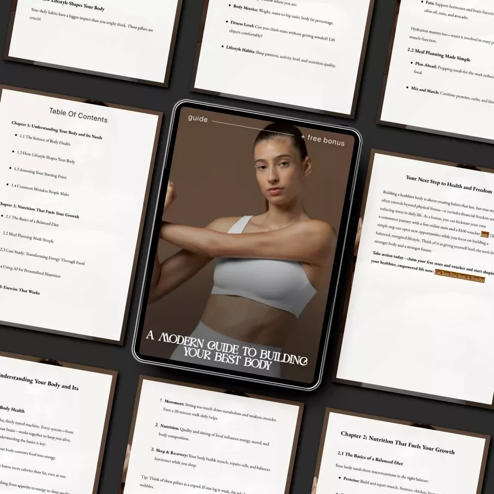 A Modern Guide to Building Your Best Body – Digital Wellness Guide | How to Build Healthier Body with Science, Nutrition & Fitness