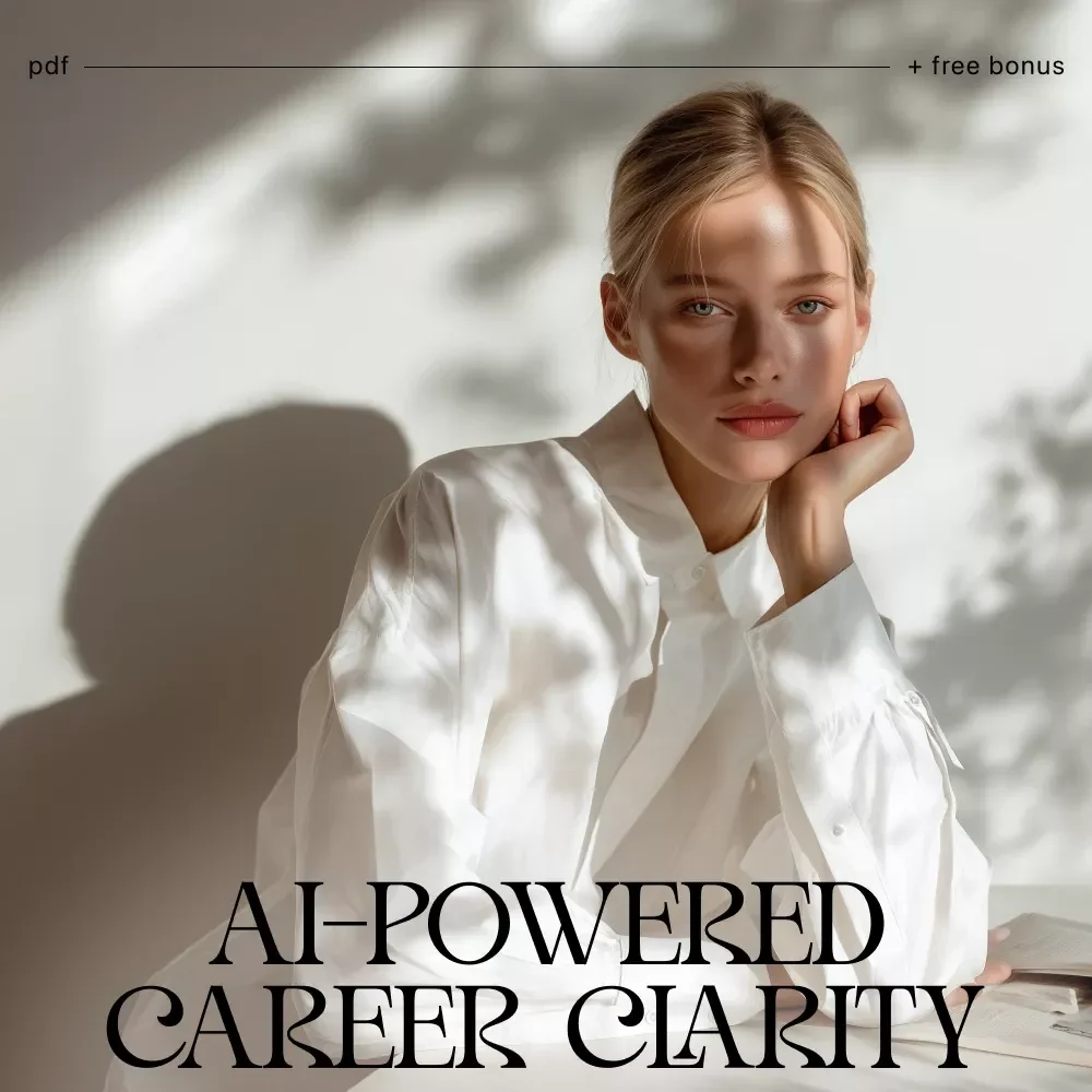 AI-Powered Career Clarity Checklist – Digital Career Guide, AI Career Planning Workbook, Self-Discovery Career Checklist, Professional Growth eBook, Job Direction Planner