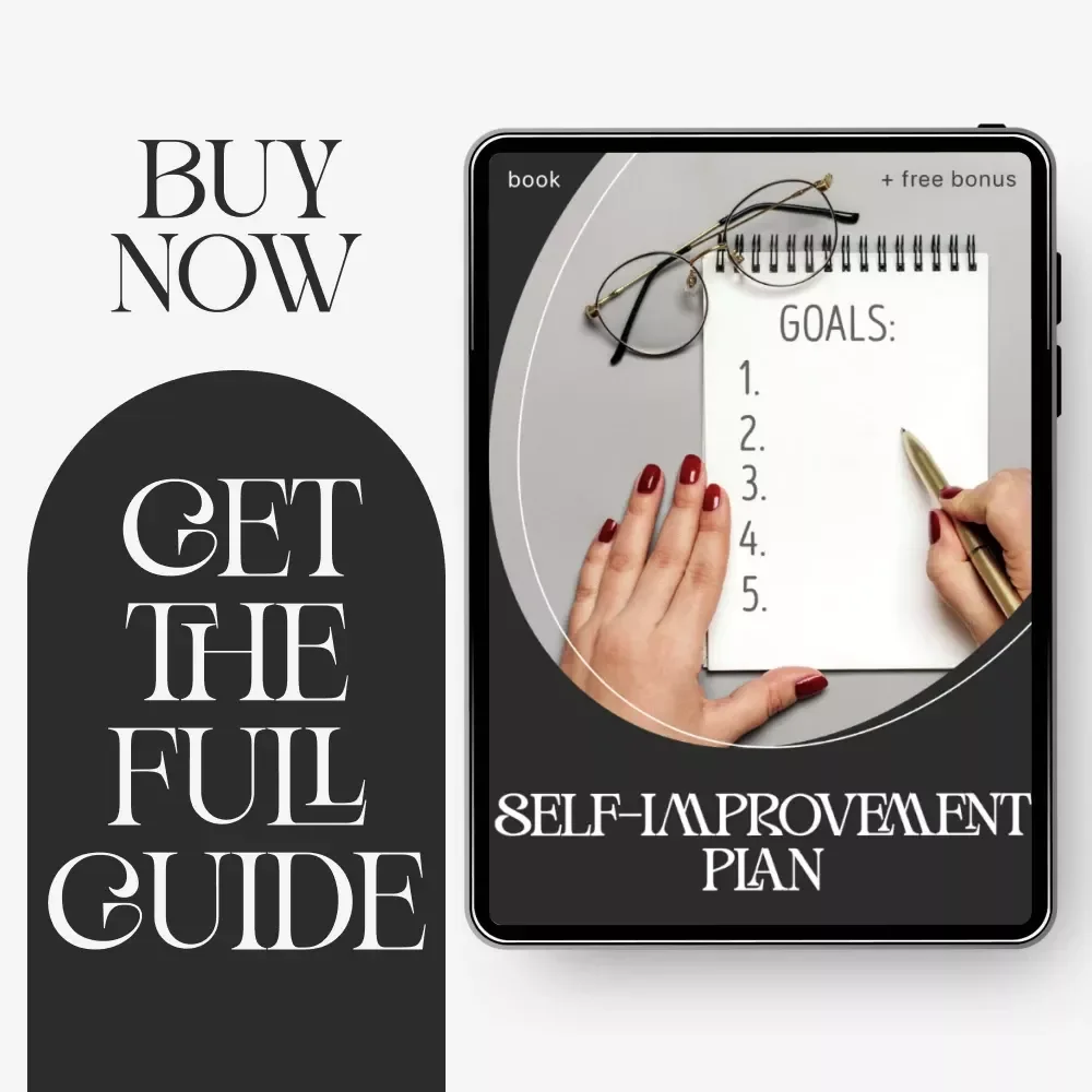 Your Self-Improvement Plan | Printable Goal-Setting eBook | Step-by-Step Digital Guide on How to Create an Action Plan for Self-Improvement