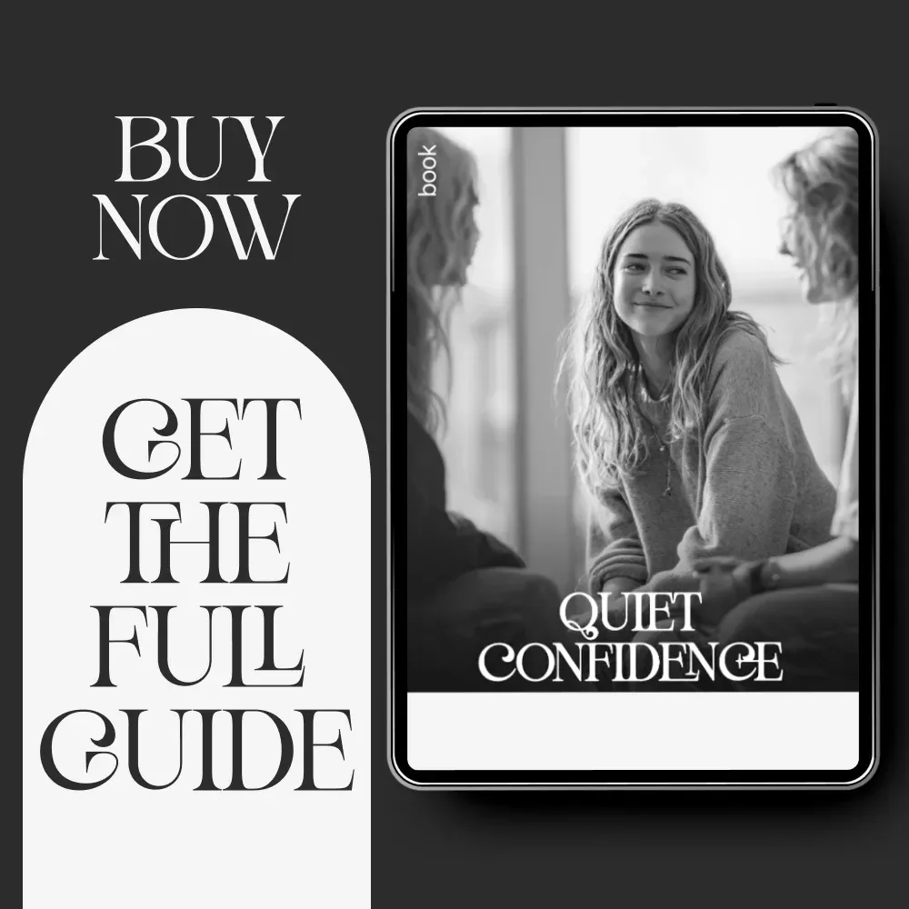 Quiet Confidence — A Growth-Focused Introvert’s Guide to Social Ease | How to Build Social Skills as an Introvert | Digital eBook & Checklist
