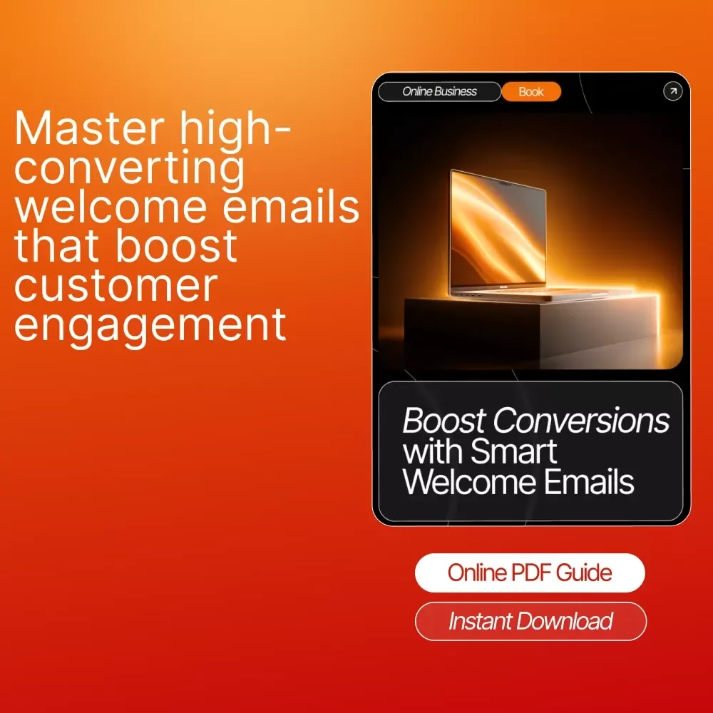 Boost Conversions with Smart Welcome Emails | High-Converting Email Marketing Guide | Digital Download eBook for Entrepreneurs & Etsy Sellers