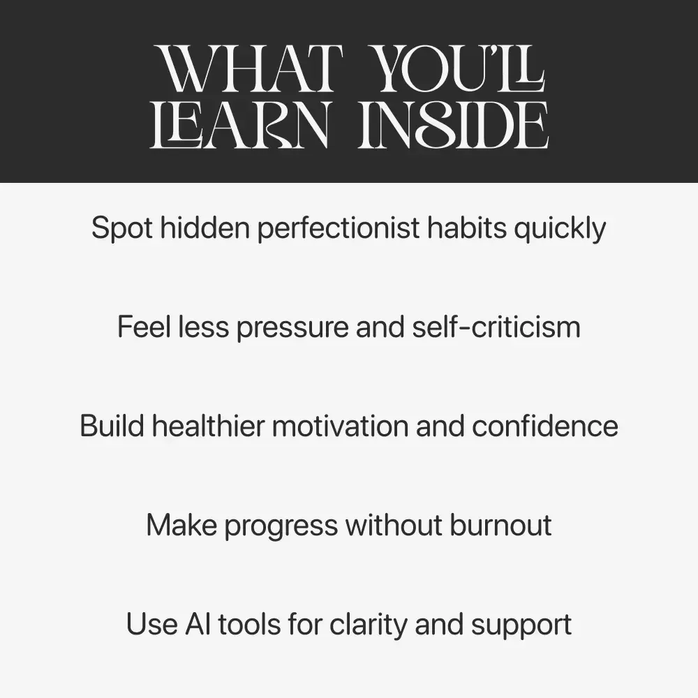 Tracing the Roots of Your Perfectionism – How to Understand Why I’m a Perfectionist | Self-Discovery Guide, Mindset Workbook, Digital Download eBook