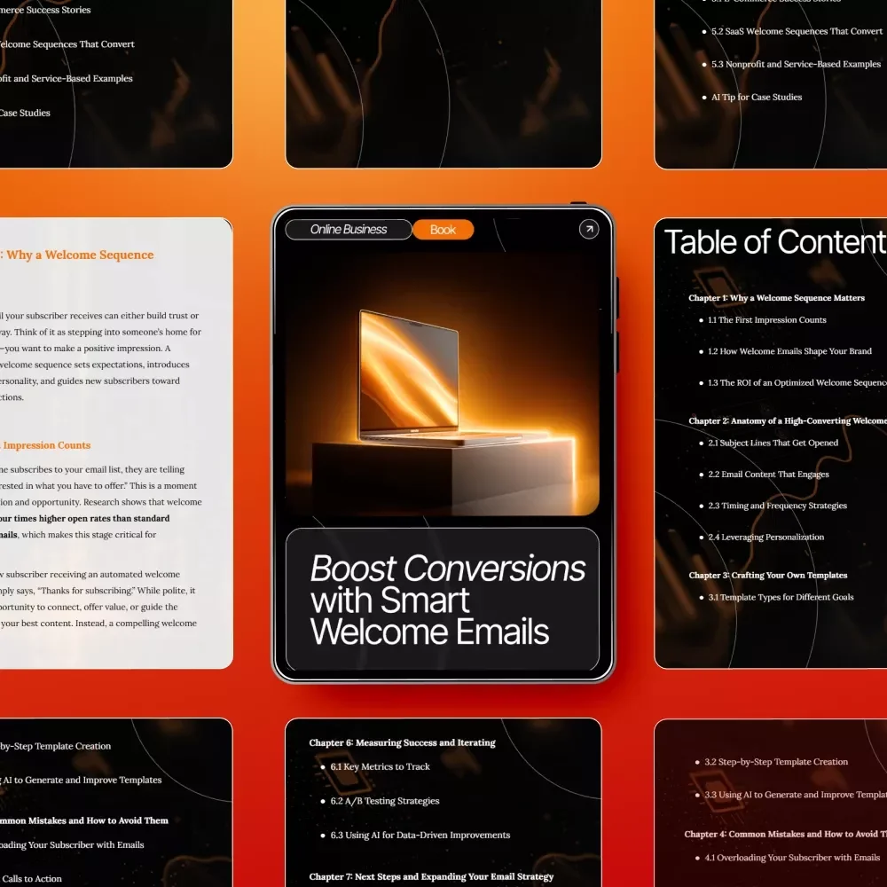 Boost Conversions with Smart Welcome Emails | High-Converting Email Marketing Guide | Digital Download eBook for Entrepreneurs & Etsy Sellers