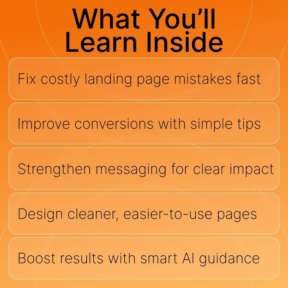 Master Landing Pages Without Costly Mistakes | High-Converting Landing Page eBook | Fix Landing Page Mistakes Beginners Make | Digital Download for Entrepreneurs & Creators