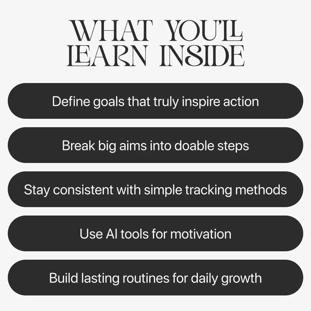 Your Self-Improvement Plan | Printable Goal-Setting eBook | Step-by-Step Digital Guide on How to Create an Action Plan for Self-Improvement