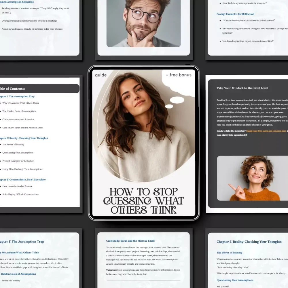 How to Stop Guessing What Others Think | Mindset & Communication Guide | Overthinking Help for how to stop assuming what others think