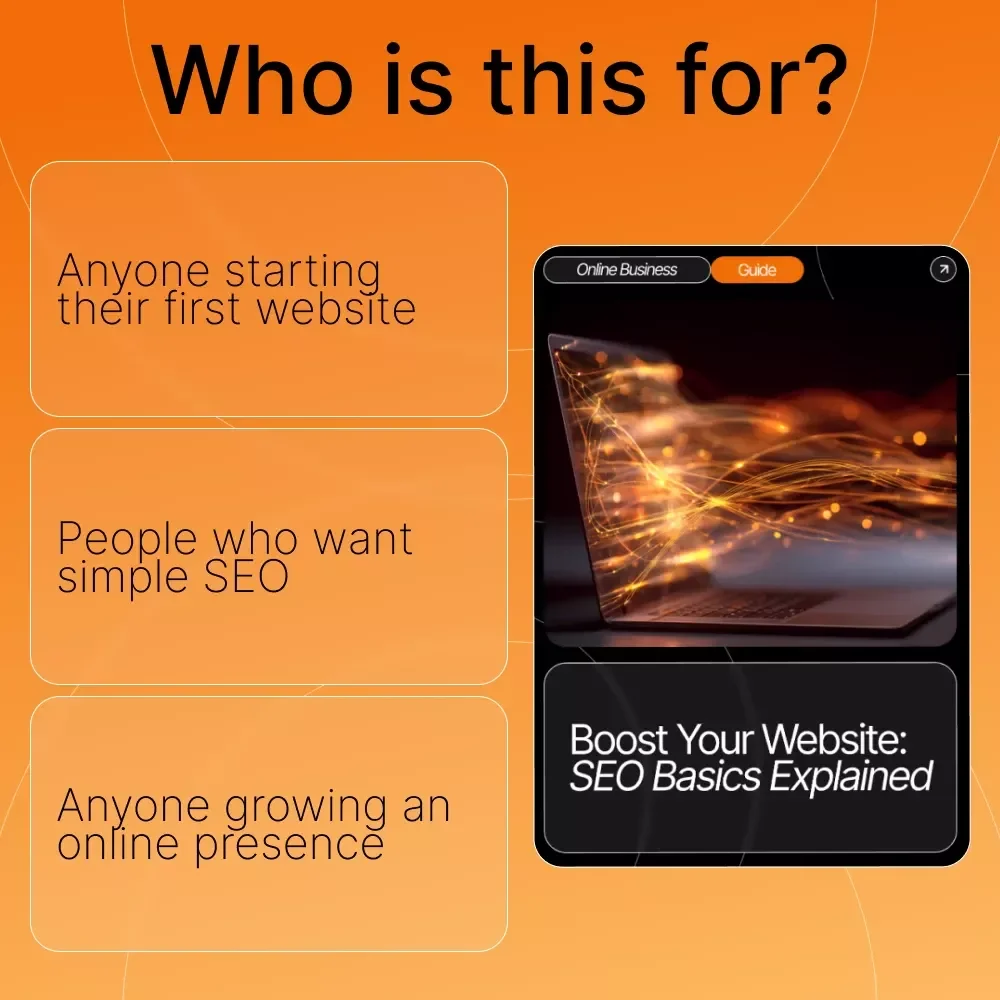 Boost Your Website: SEO Basics Explained – Beginner-Friendly SEO Guide | Digital Download for Small Business | seo basics for beginners