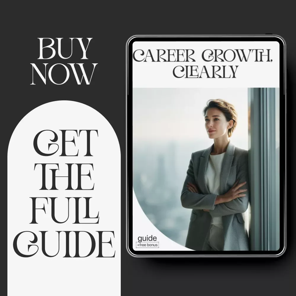 Career Growth, Clearly – Career Growth Guide, Digital Download, Career Planning eBook, Skill-Building Checklist, AI Career Prompts Toolkit
