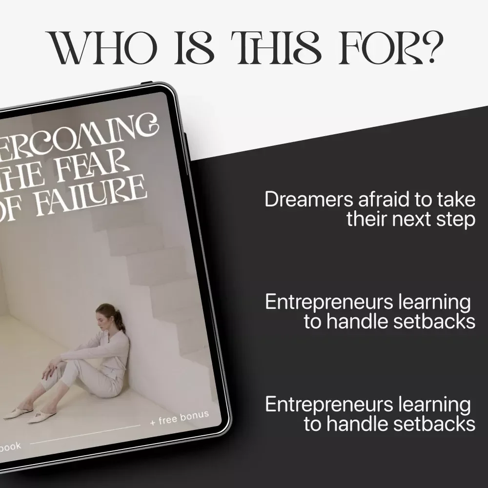 Overcoming the Fear of Failure | Digital eBook for Mindset Growth | Learn How to Overcome Fear of Failure and Build Confidence