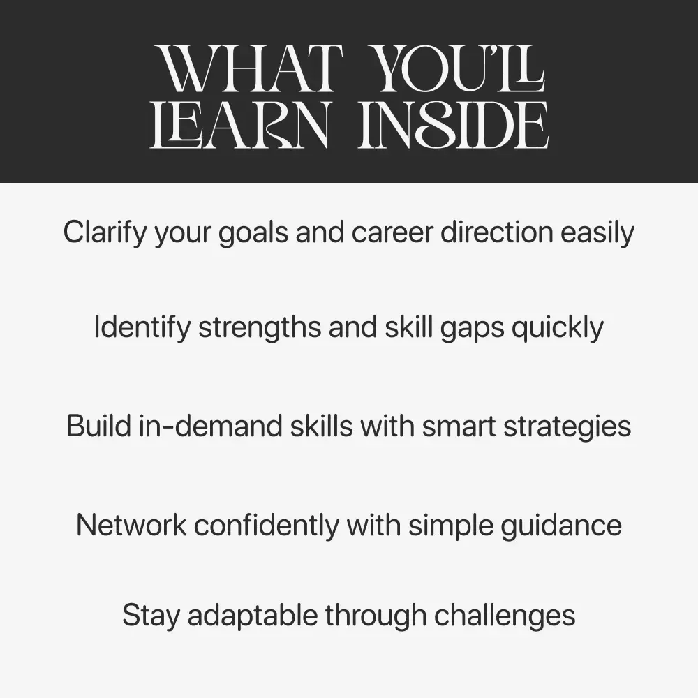 Career Compass: Your Step-by-Step Guide to Smart Growth – Career Development eBook for Goal Setting, Skill Building & Professional Growth | Digital Download