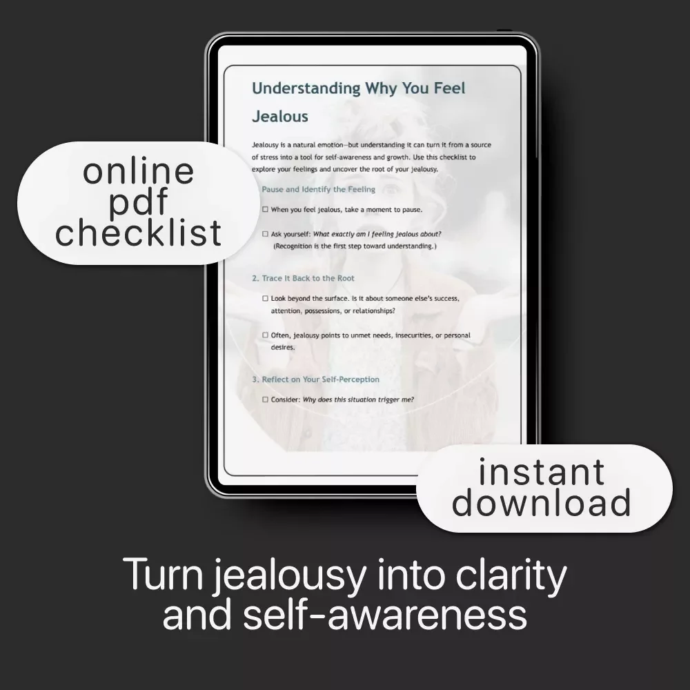 Understanding Why You Feel Jealous | Emotional Awareness & Relationship Reflection Checklist | Learn How to Understand Why I Feel Jealous