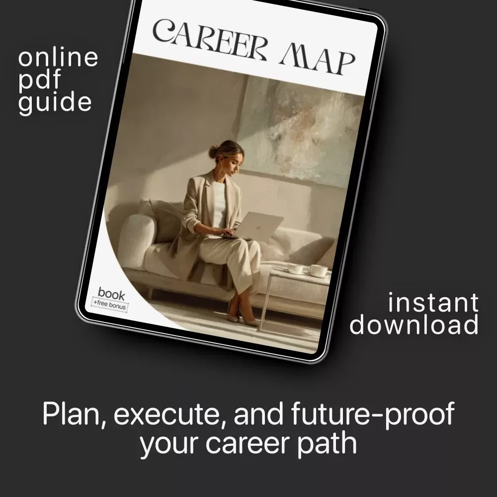Career Map — Ebook Guide on How to Make a 5-Year Career Plan | Digital Career Planner for Professionals, Graduates & Career Changers