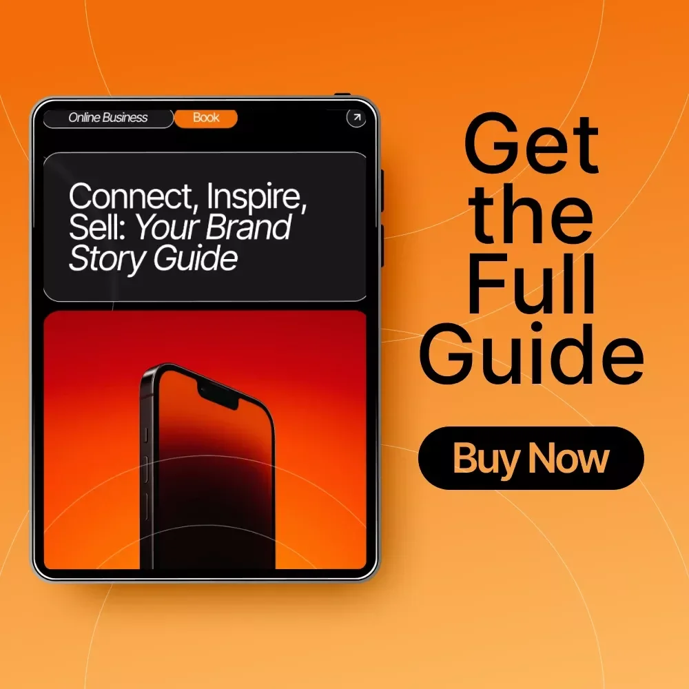 Connect, Inspire, Sell: Your Brand Story Guide | Brand Storytelling eBook | Small Business Marketing | Digital Download