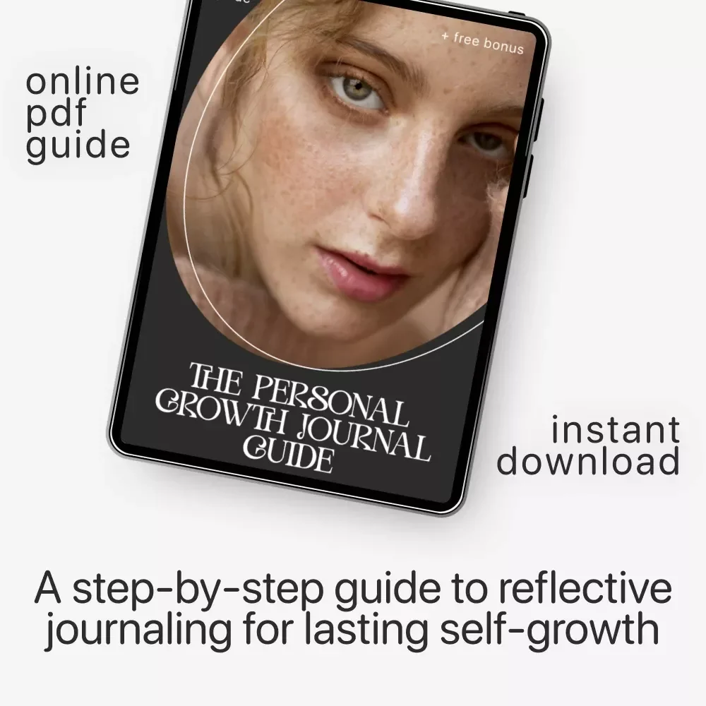 The Personal Growth Journal Guide | Printable Reflection Workbook | How to Use Journaling for Personal Growth