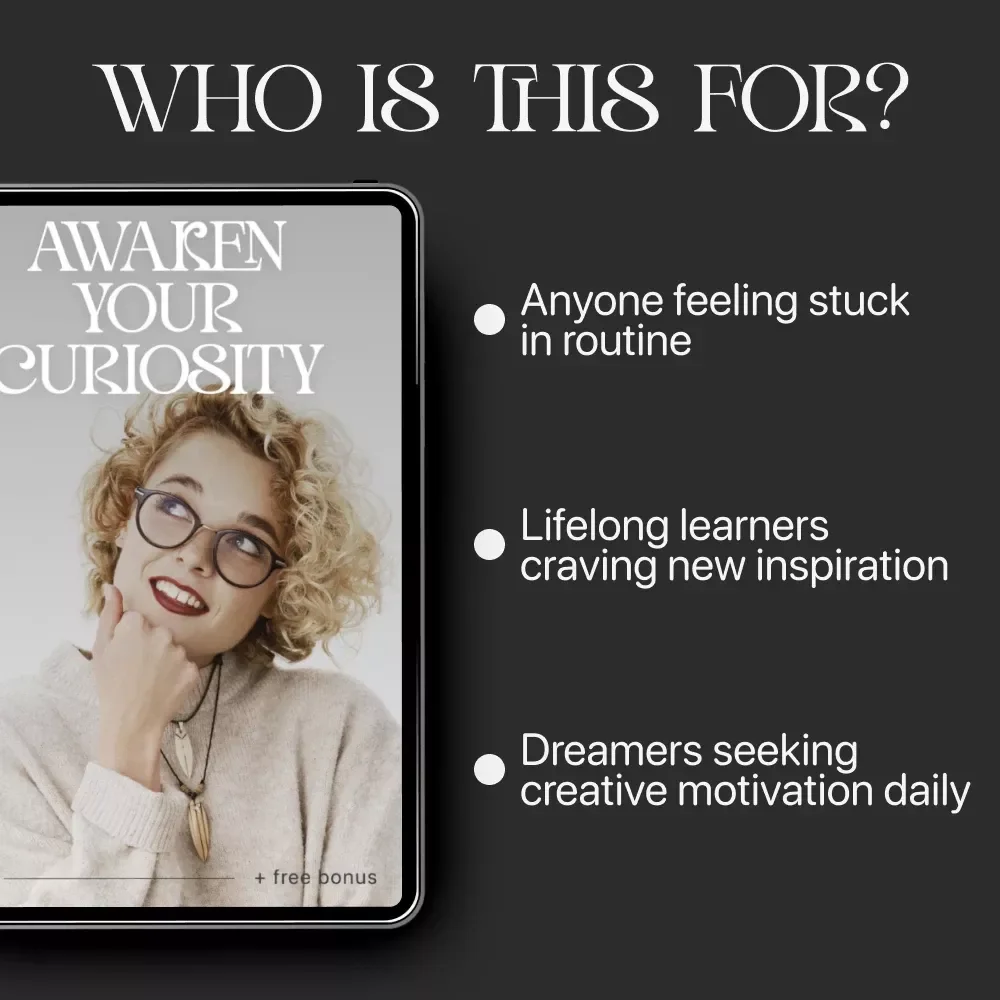 Awaken Your Curiosity | Self-Discovery eBook | Learn How to Cultivate Curiosity and Reignite Wonder in Daily Life