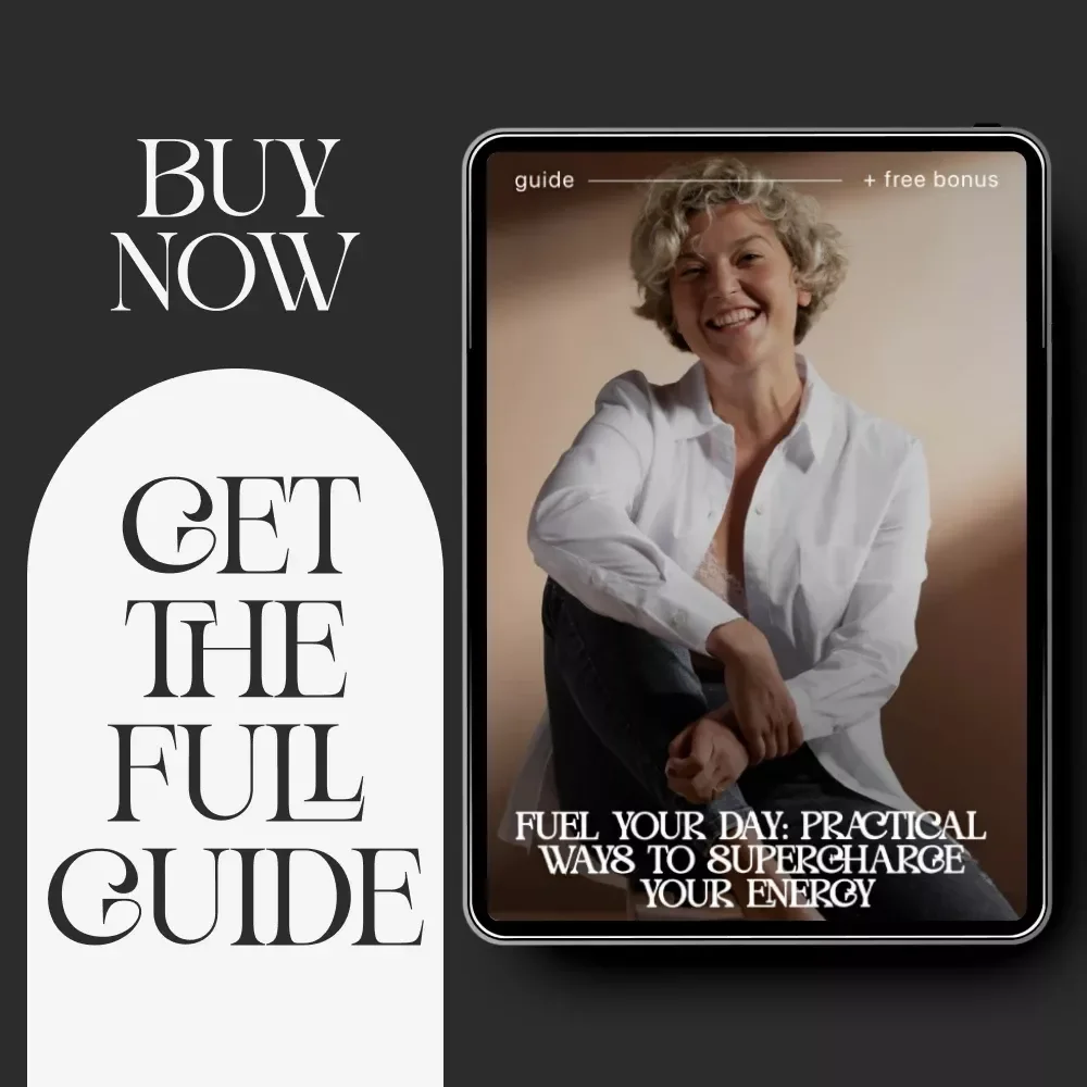 Fuel Your Day: Practical Ways to Supercharge Your Energy | Digital Energy Guide | How to Increase Daily Energy Planner & Checklist
