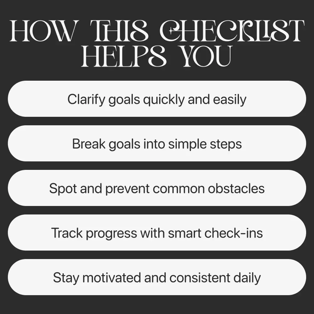 Using ChatGPT for Goal Setting and Planning Checklist | chatgpt for goal setting and planning Printable | Productivity Planner & Digital Download for Personal and Business Growth