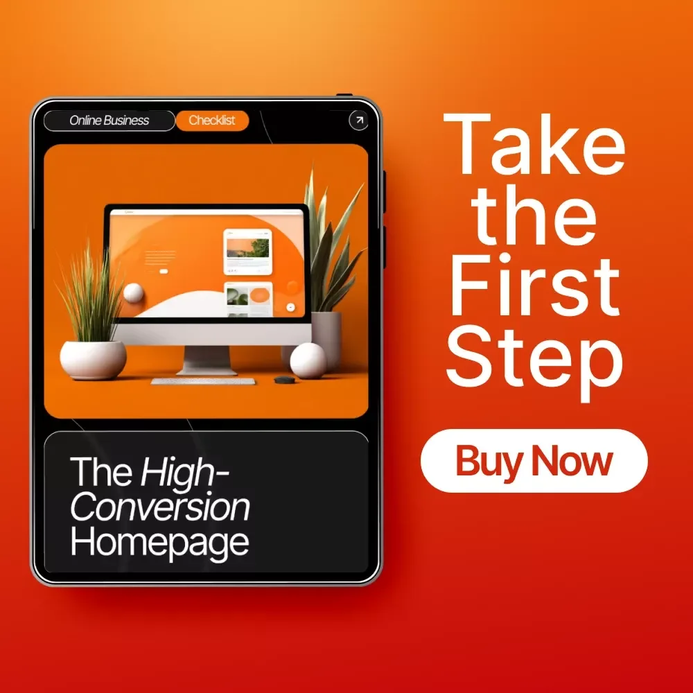 The High-Conversion Homepage Checklist | Ecommerce Homepage Optimization Guide | Digital Download for Small Business, Coaches & Online Shops
