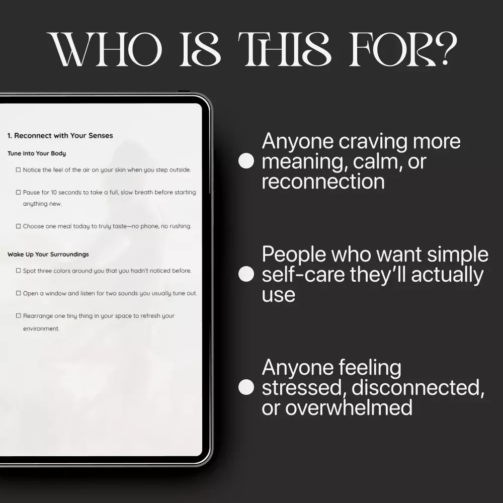 Feel Alive Again Checklist – Digital Download Self-Care Guide, Mindfulness eBook, Daily Wellness Routine, Mental Health Checklist, Quick Reset Practices