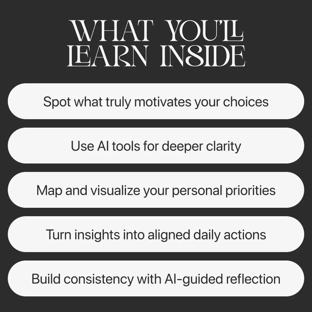 AI & You: Mapping Your Personal Values in the Digital Age | Self-Discovery eBook | Learn how to use AI to map out personal values | Digital Download for Clarity and Purpose
