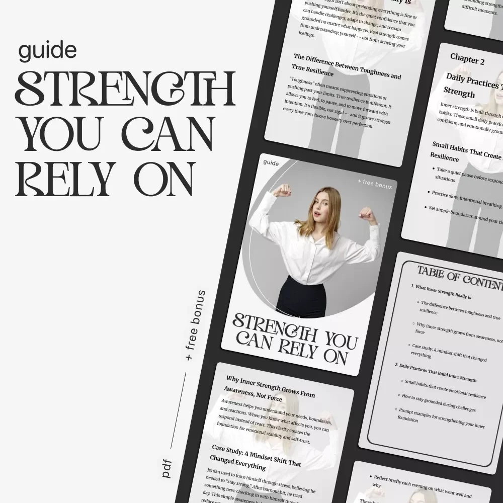 Strength You Can Rely On | Digital Guide for Building True Resilience | How to Build Inner Strength
