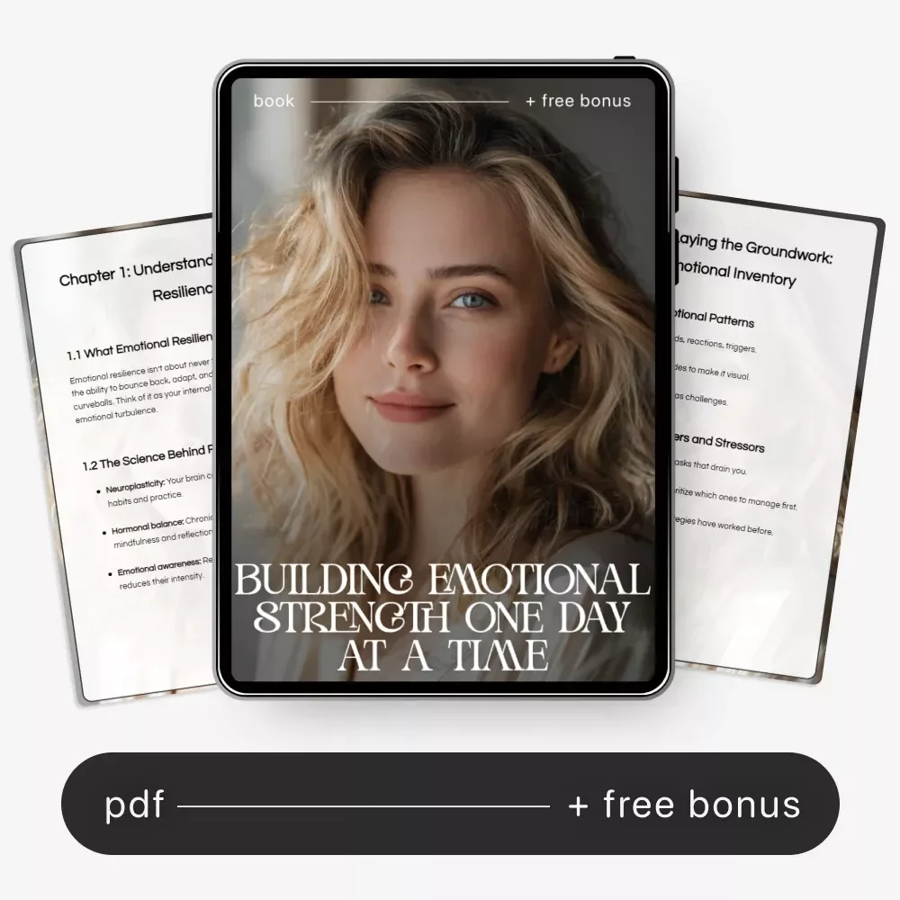 Building Emotional Strength One Day at a Time | Digital Ebook + planner for emotional resilience | Daily Resilience Planner, Emotional Wellness Guide, Self-Growth Journal