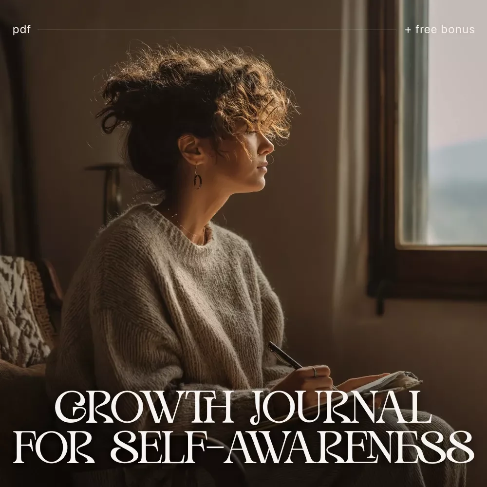 Growth Journal for Self-Awareness | Digital Checklist Printable | Mindfulness & Reflection Planner | growth journal for self awareness