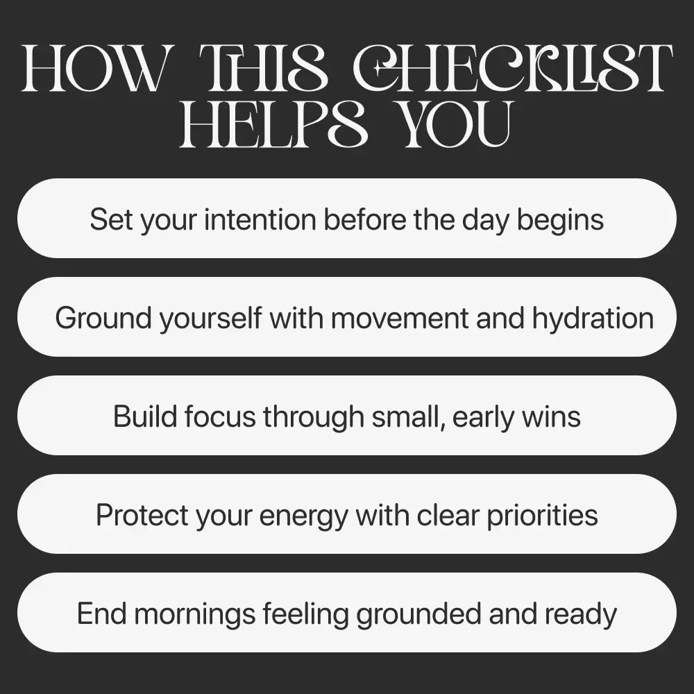 The Morning Mindset Upgrade | Daily Routine Checklist for Positivity & Focus | How to Improve Your Mindset Every Morning
