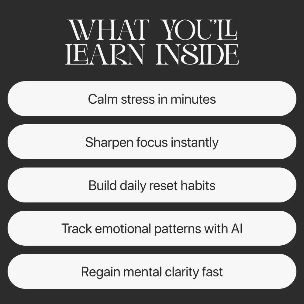 Designing a Mental Reset Routine for Stressful Moments | Stress Relief Guide | How to Design a Mental Reset Routine for Stressful Moments | Digital Download