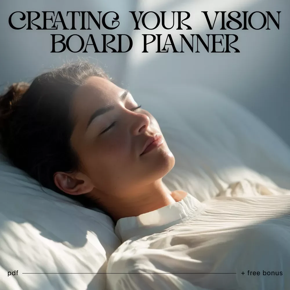 How to Create Your Vision Board Planner | Vision Board Checklist Planner | Goal Setting Printable | how to make vision board planner Guide