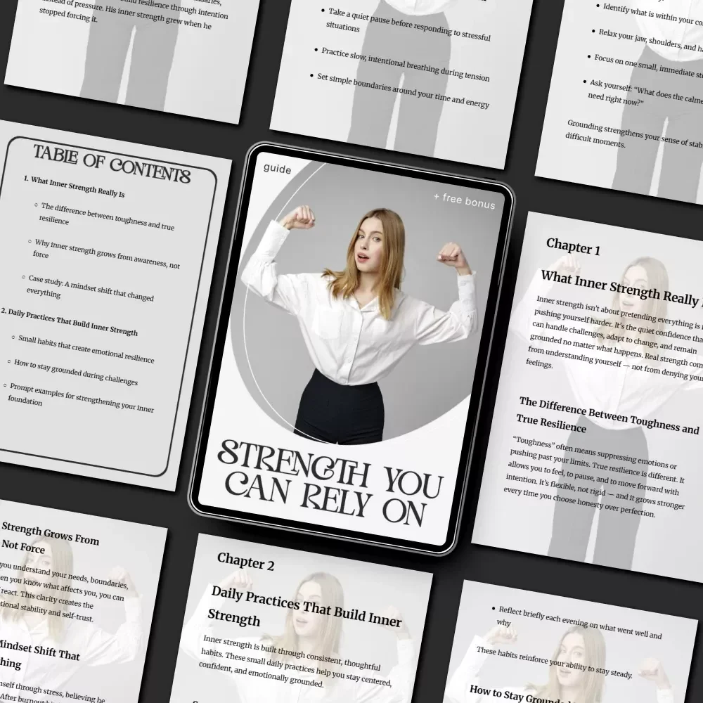 Strength You Can Rely On | Digital Guide for Building True Resilience | How to Build Inner Strength