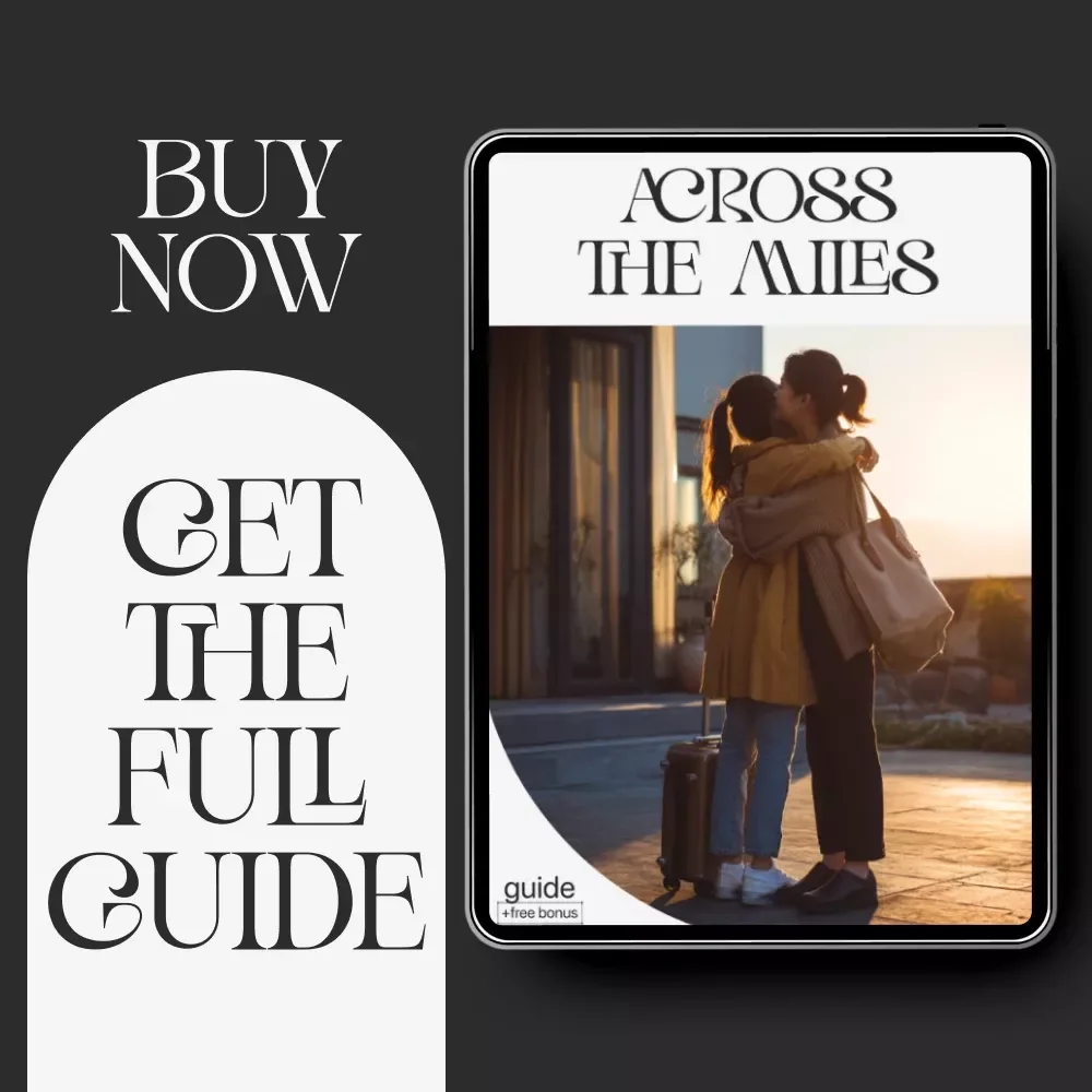 Across the Miles — Long-Distance Friendship Guide, Digital Download eBook, Communication Rituals, Connection-Building Prompts, Relationship Checklist
