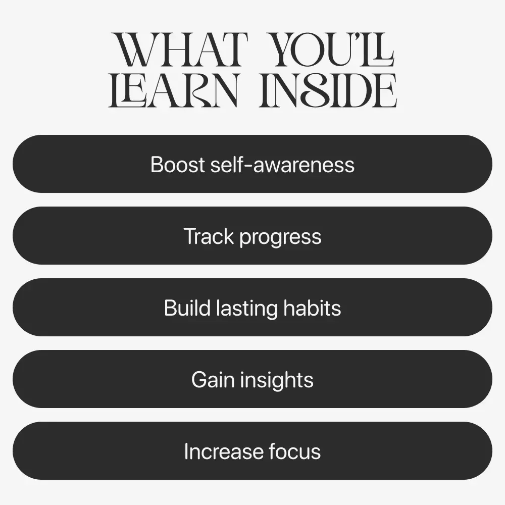 The Daily Growth Journal: Your Path to a Better You – Daily Journal for Personal Growth, Self-Reflection Guide, AI-Assisted Journaling eBook