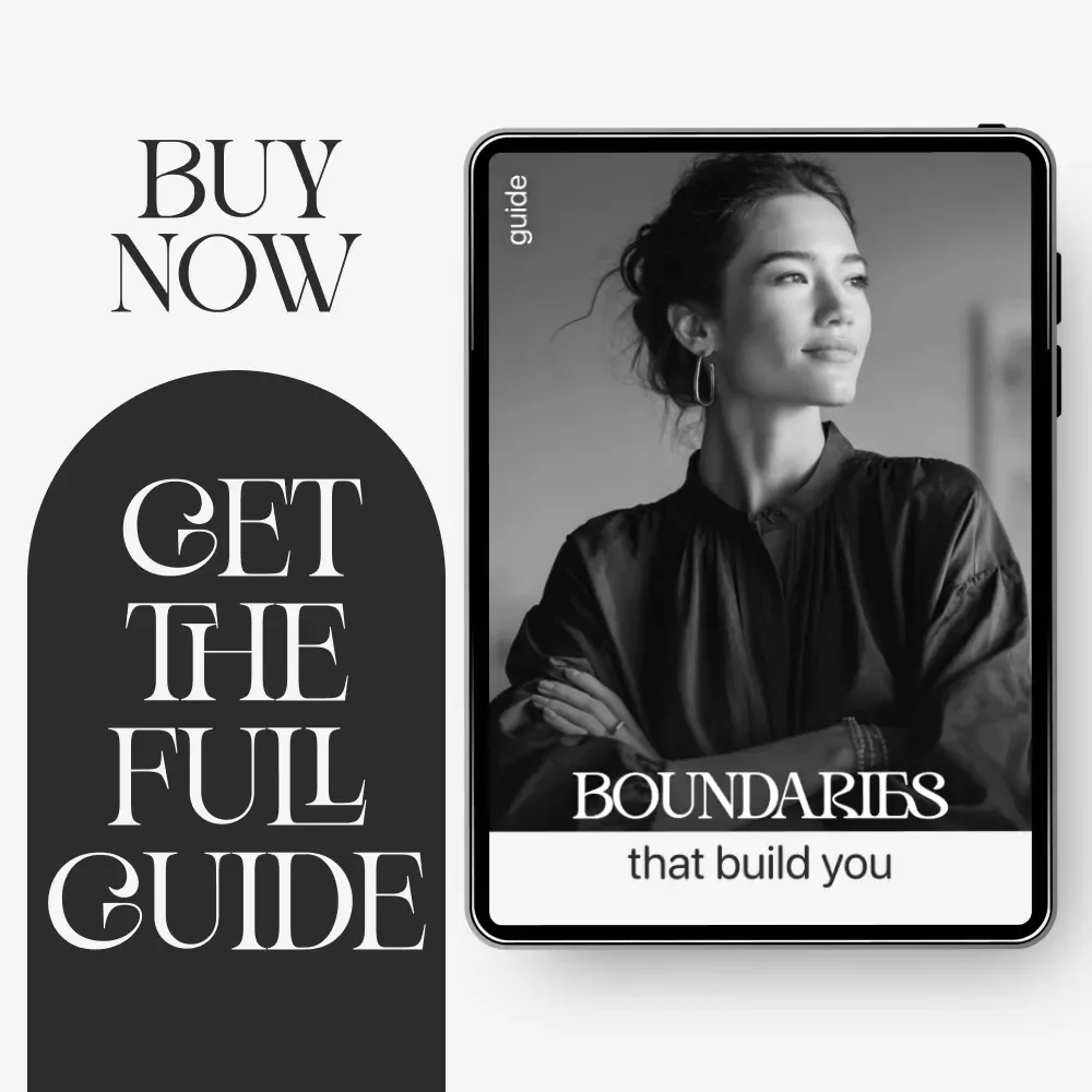 Boundaries That Build You | Healthy Boundaries Guide, Emotional Wellness eBook, Personal Growth Workbook, Self-Care Digital Download