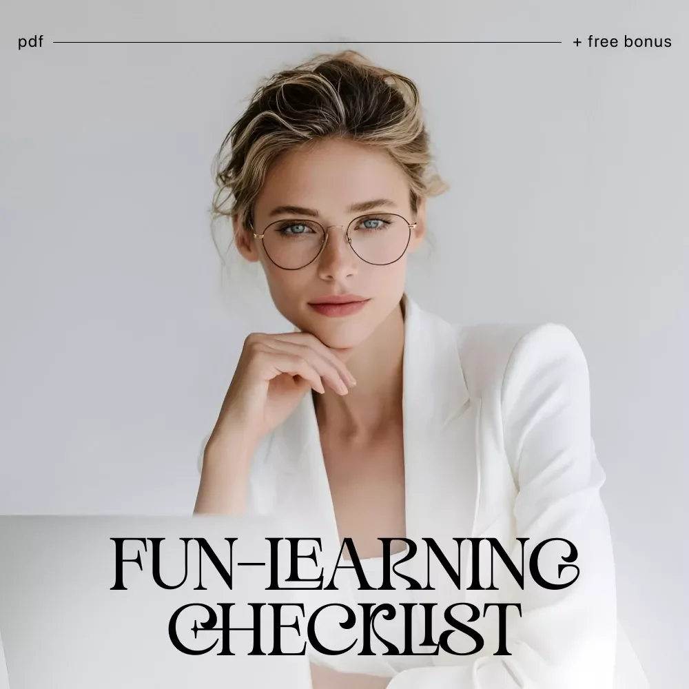 Fun-Learning Checklist to Make Every Study Session Exciting | Digital Download for Students & Lifelong Learners | Learn how to make learning feel fun again | Printable Motivation and Productivity Tool