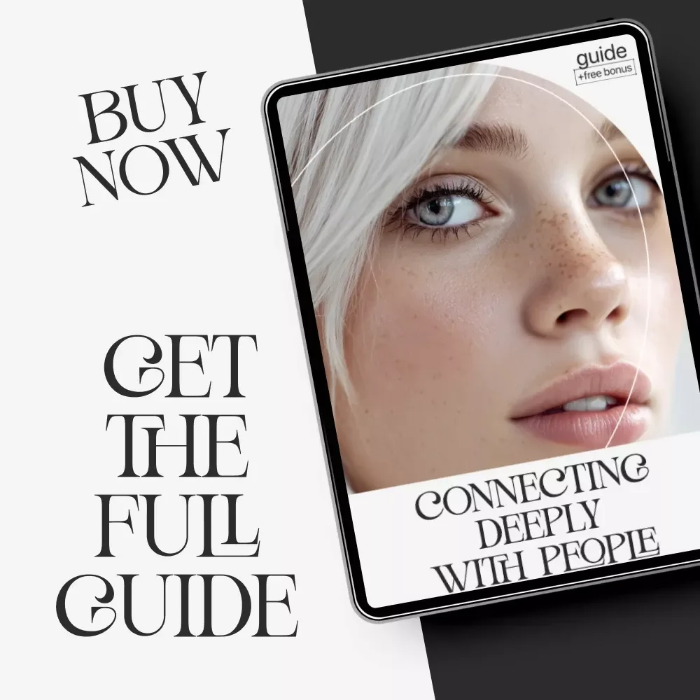 Connecting Deeply with People | Guide for Meaningful Relationships | How to Connect Deeply with People | Personal Growth Digital Download