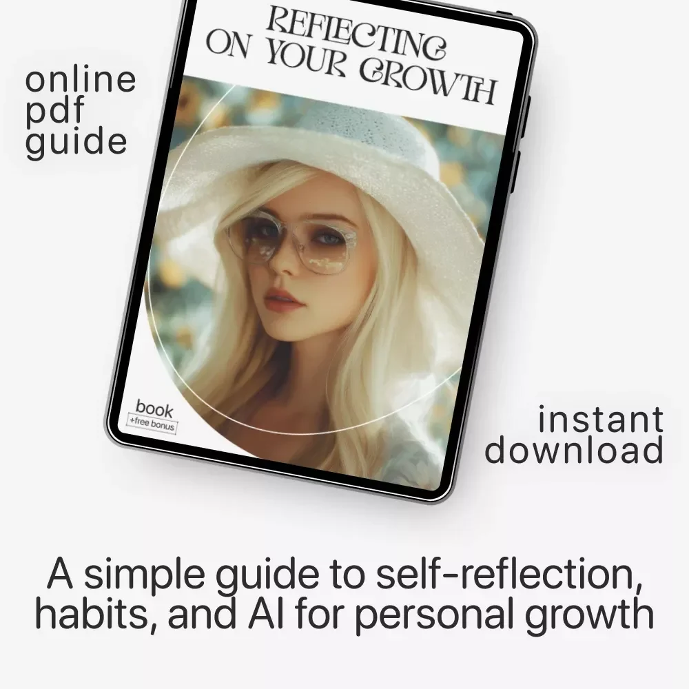 Reflecting on Your Growth – Personal Development Guide | How to Reflect on My Growth Workbook, Self-Reflection Planner, Digital Download