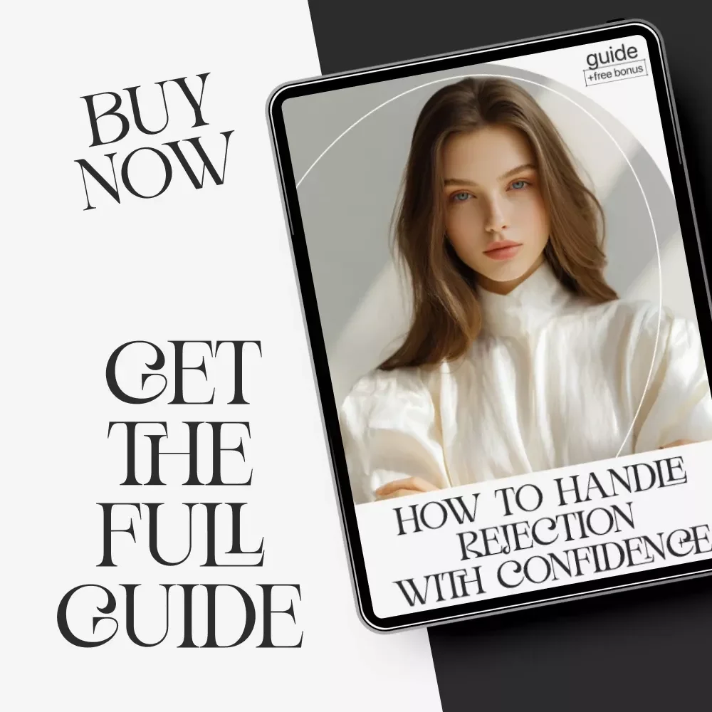How to Handle Rejection with Confidence — Digital Self-Growth Guide for Emotional Resilience | Printable Mindset Workbook | Personal Development eBook | how to handle rejection without losing confidence