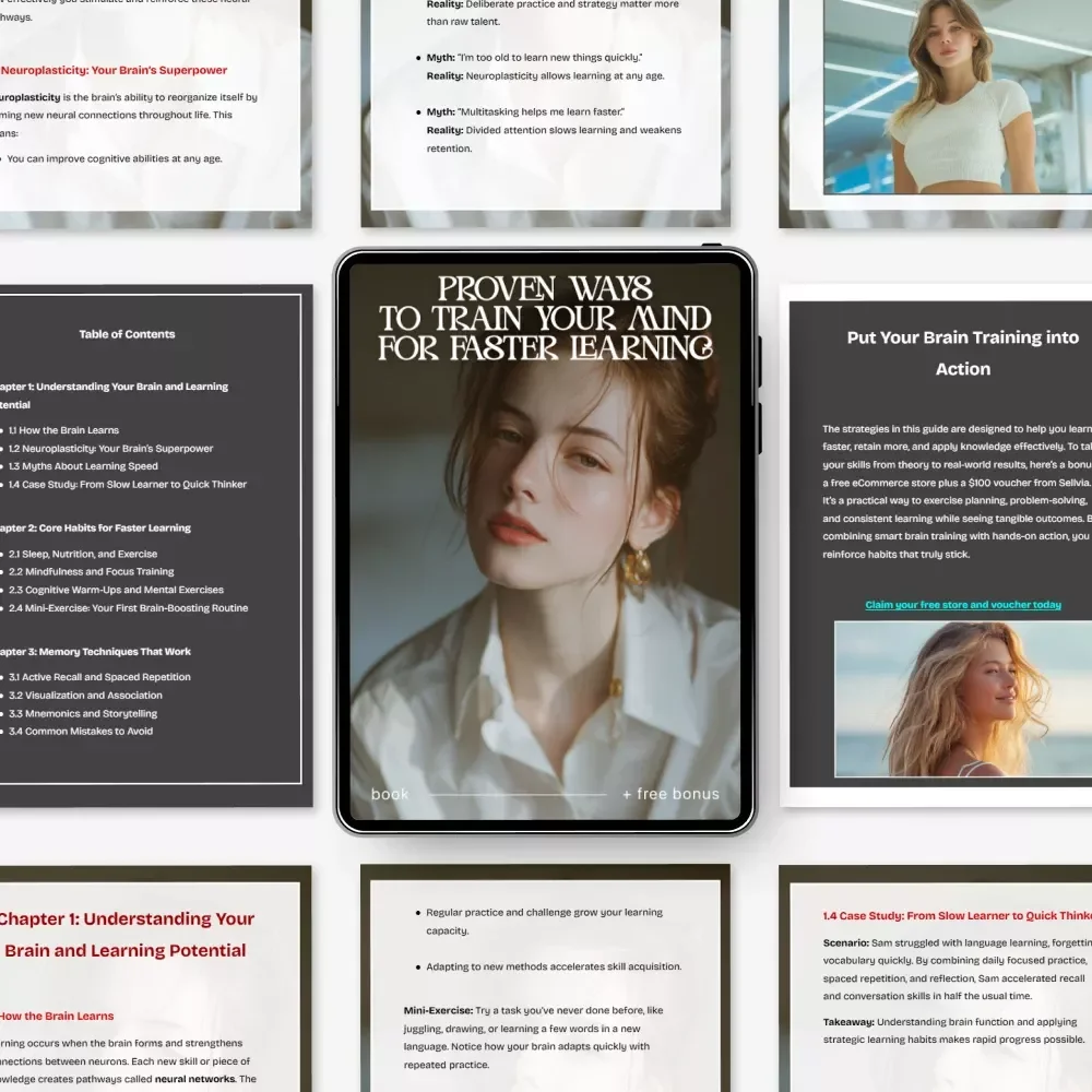 Proven Ways to Train Your Mind for Faster Learning | Brain Training eBook | ways to train your brain for faster learning | Study Smarter Digital Guide