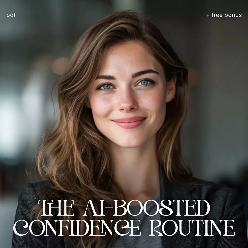 The AI-Boosted Confidence Routine | Checklist with AI Suggestions for Building Confidence Routines and Strengthening Daily Self-Belief