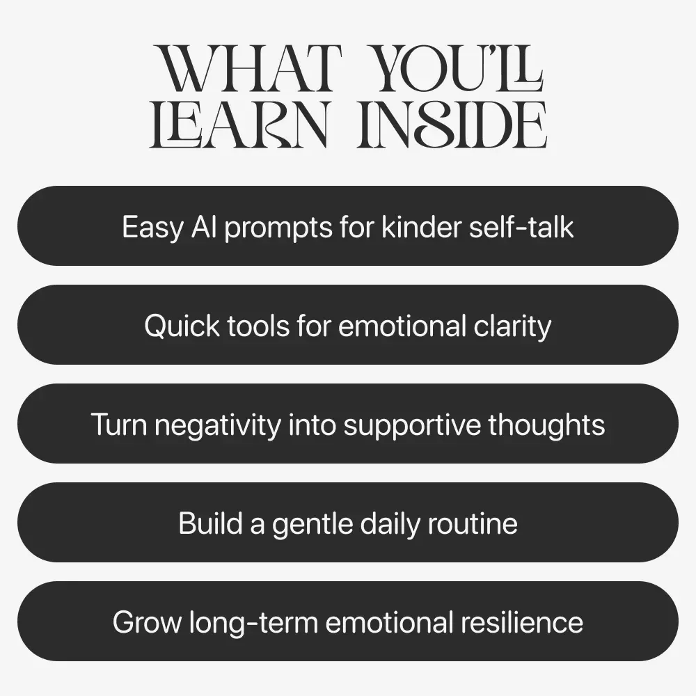 Using AI to Support Kind Self-Talk When You Feel Low – Digital Guide for Emotional Wellness, Mindful Healing & How to Use AI for Kind Self-Talk When I Feel Low