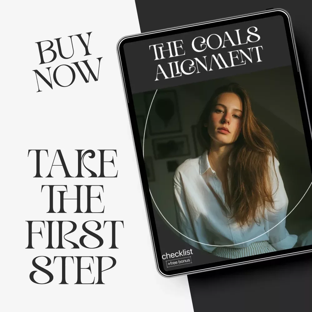 The Goals Alignment Checklist | How to Align My Goals with What I Truly Care About | Values-Based Goal Planning Printable
