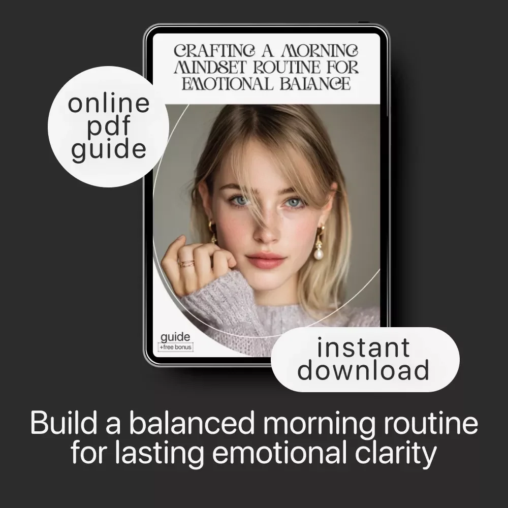 Crafting a Morning Mindset Routine for Emotional Balance | How to Build a Morning Mindset Routine for Emotional Balance Guide | Daily Emotional Wellness PDF