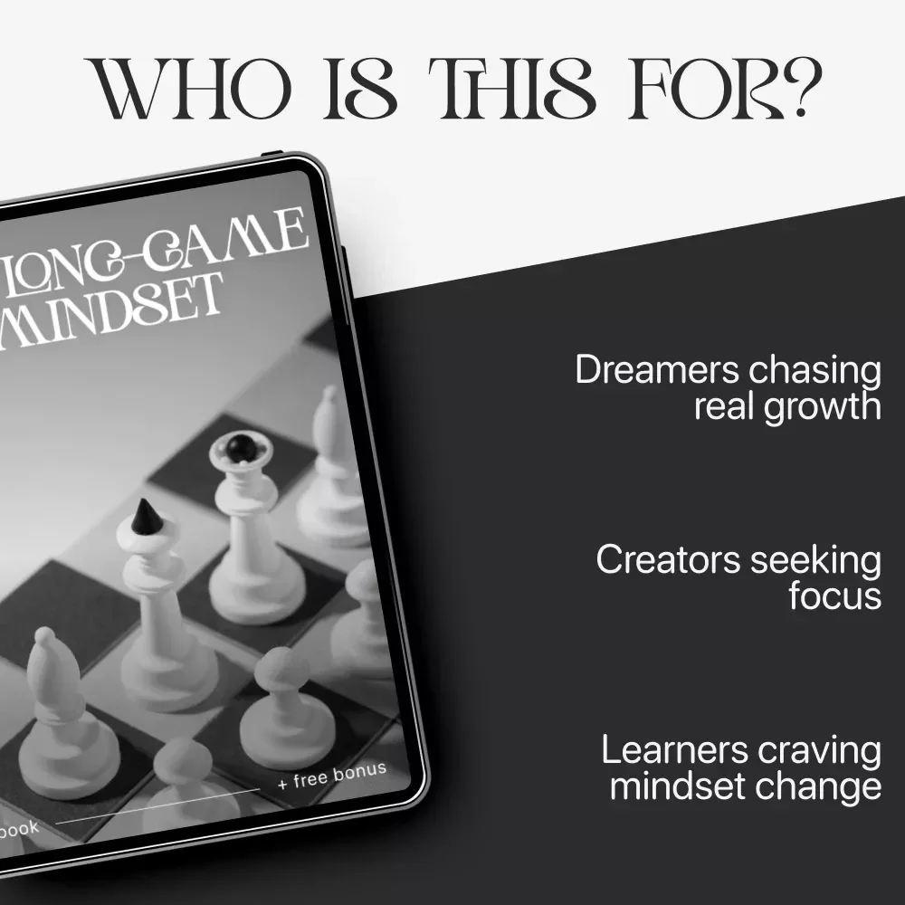 The Long-Game Mindset | Ebook on How to Build a Mindset for Long-Term Success, Sustainable Growth & Resilience