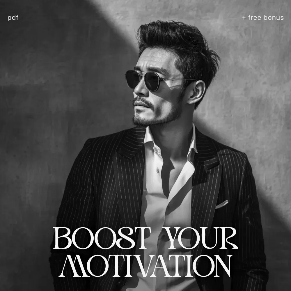 Boost Your Motivation: Daily Mindset Checklist | Motivation and Mindset Tips | Digital Self-Improvement Planner | Instant Download